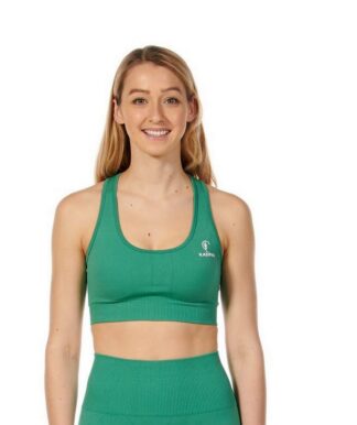 Essential seamless sports bra Green