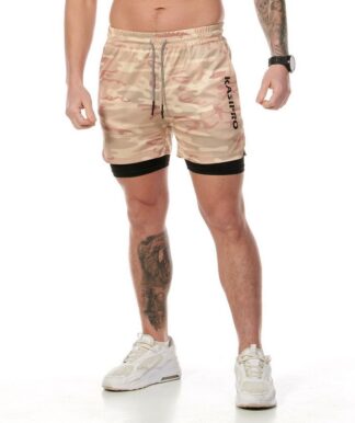 Sweat 2-in-1 shorts Desert Camouflage
