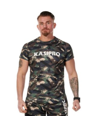 Warrior T-shirt Green Camouflage