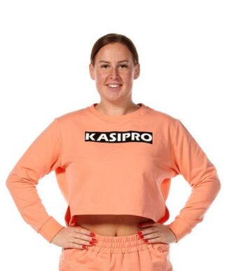 Reset cropped jumper Peach