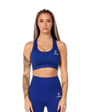 Essential seamless sports bra Blue