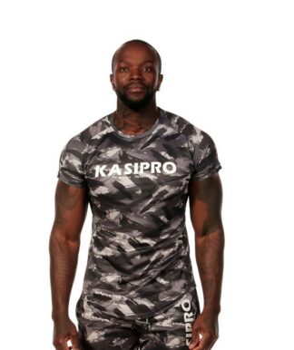 Warrior T-shirt Dark Grey Camouflage