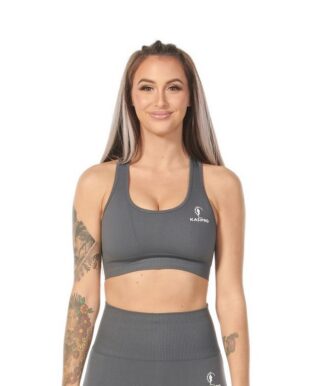 Essential seamless sports bra Grey